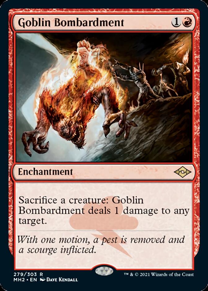 Goblin Bombardment (Foil Etched) [Modern Horizons 2] | Mega City Incorporated