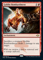 Goblin Bombardment (Foil Etched) [Modern Horizons 2] | Mega City Incorporated