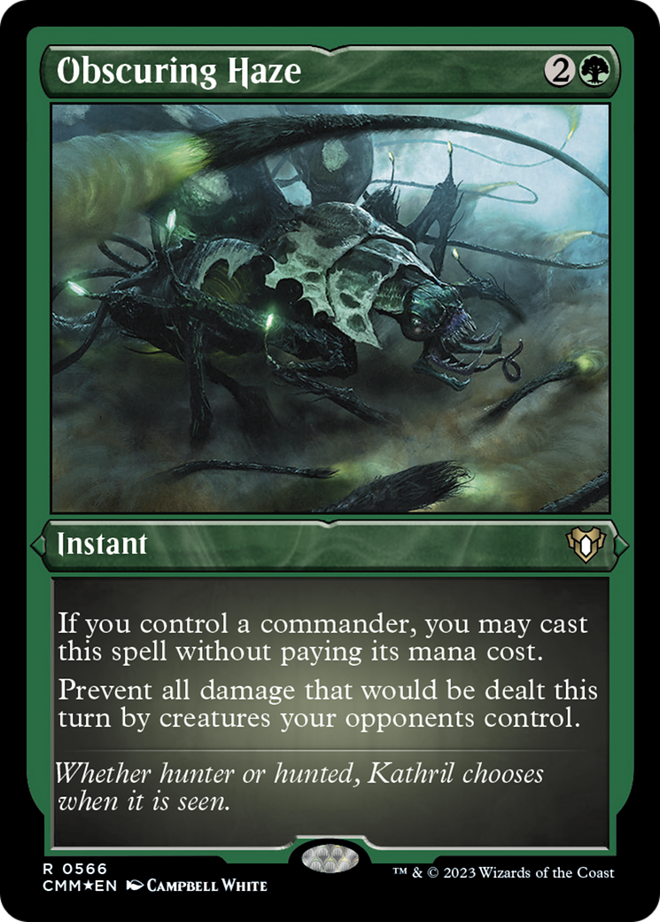 Obscuring Haze (Foil Etched) [Commander Masters] | Mega City Incorporated