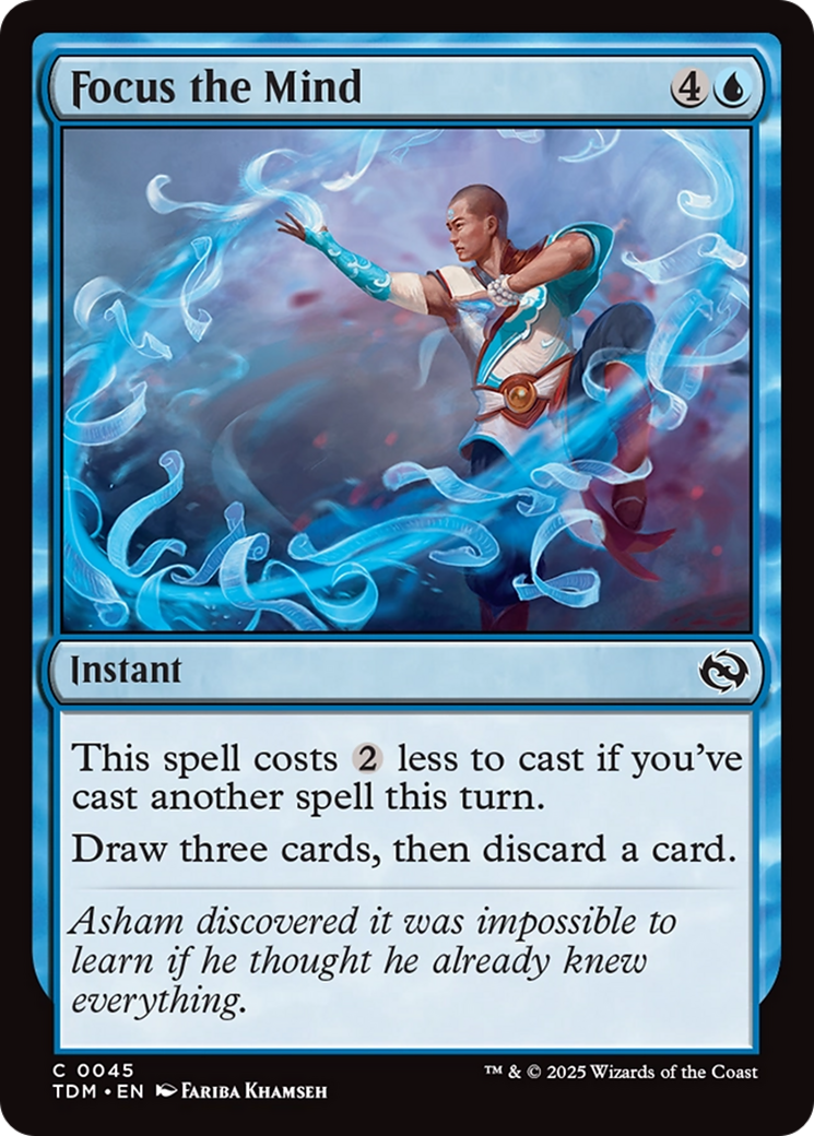 Focus the Mind [Tarkir: Dragonstorm] | Mega City Incorporated