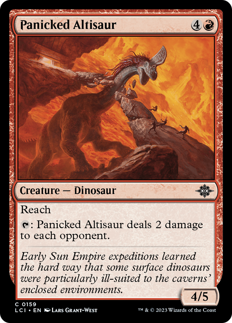 Panicked Altisaur [The Lost Caverns of Ixalan] | Mega City Incorporated