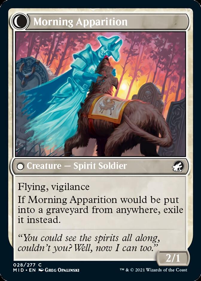 Mourning Patrol // Morning Apparition [Innistrad: Midnight Hunt] | Mega City Incorporated