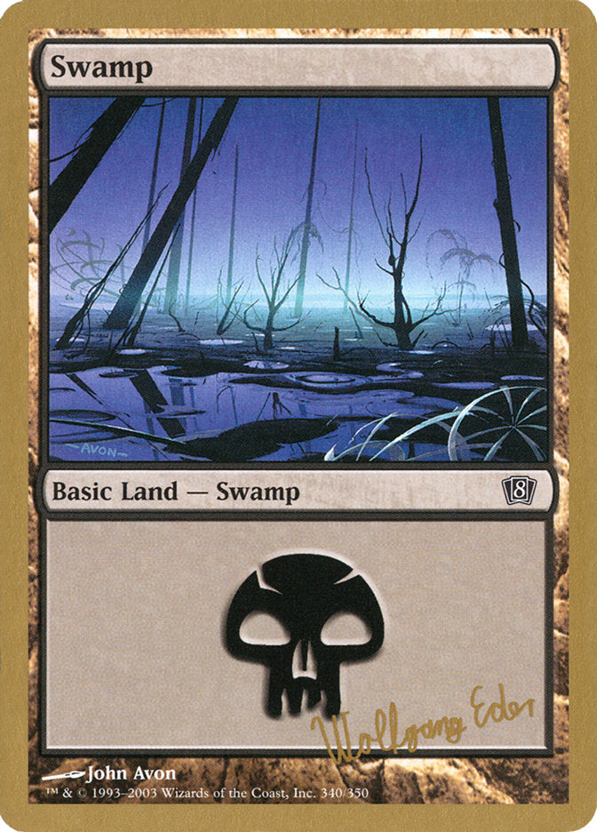 Swamp (we340) (Wolfgang Eder) [World Championship Decks 2003] | Mega City Incorporated