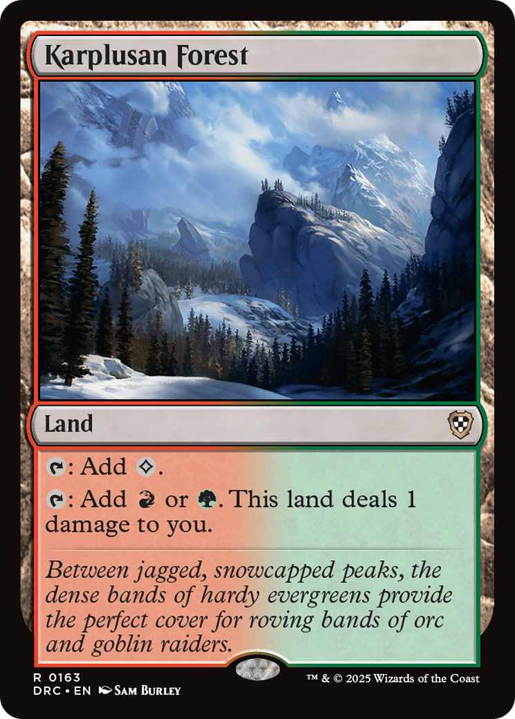 Karplusan Forest [Aetherdrift Commander] | Mega City Incorporated