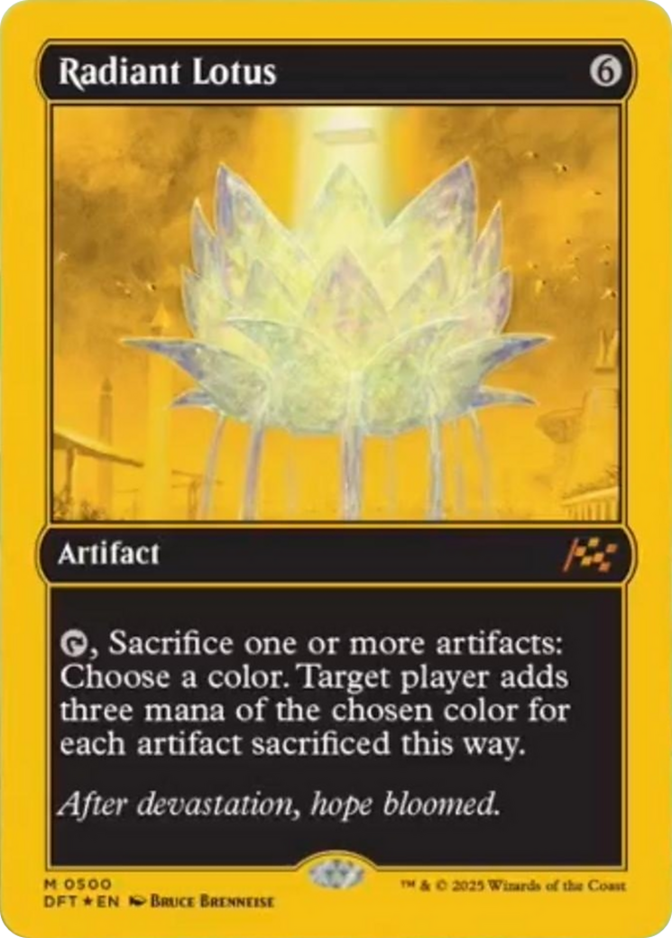 Radiant Lotus (First-Place Foil) [Aetherdrift] | Mega City Incorporated