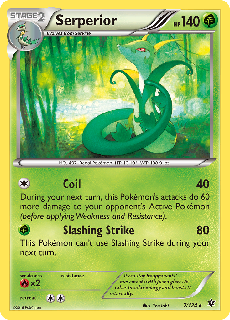 Serperior (7/124) [XY: Fates Collide] | Mega City Incorporated