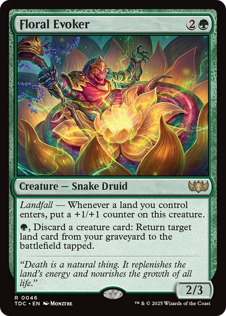 Floral Evoker [Tarkir: Dragonstorm Commander] | Mega City Incorporated