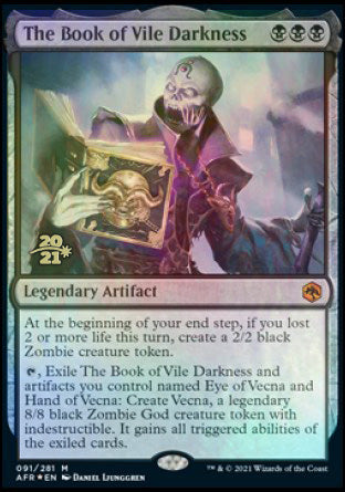 The Book of Vile Darkness [Dungeons & Dragons: Adventures in the Forgotten Realms Prerelease Promos] | Mega City Incorporated