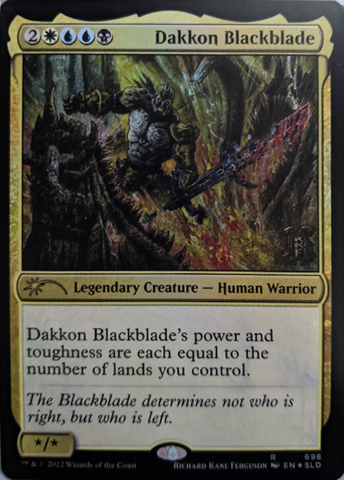 Dakkon Blackblade [Secret Lair Drop Promos] | Mega City Incorporated