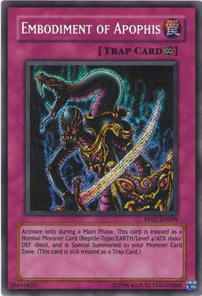 Embodiment of Apophis [RP01-EN098] Secret Rare | Mega City Incorporated