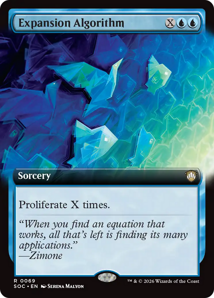 Expansion Algorithm (Extended Art) [Secrets of Strixhaven Commander] | Mega City Incorporated