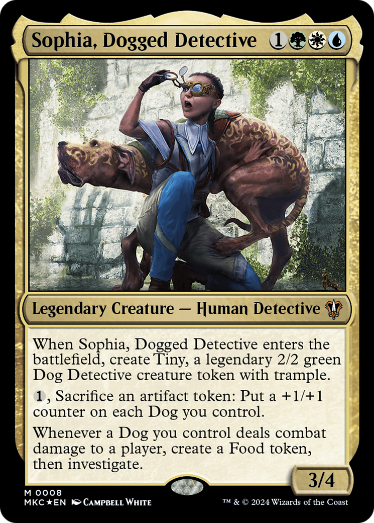 Sophia, Dogged Detective [Murders at Karlov Manor Commander] | Mega City Incorporated