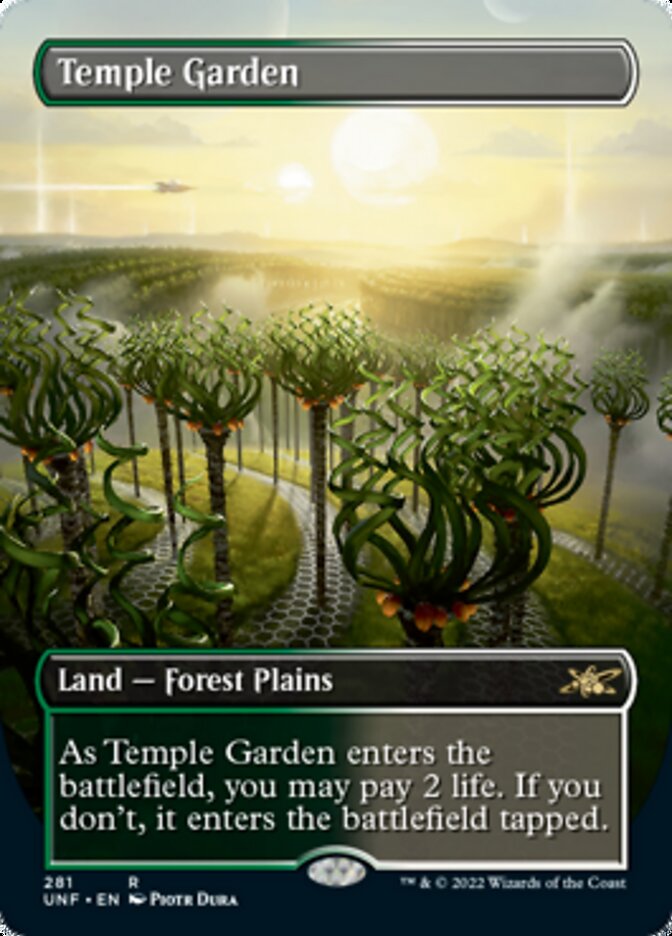 Temple Garden (Borderless) [Unfinity] | Mega City Incorporated