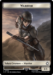 Treasure (0018) // Warrior Double-Sided Token [Fallout Tokens] | Mega City Incorporated