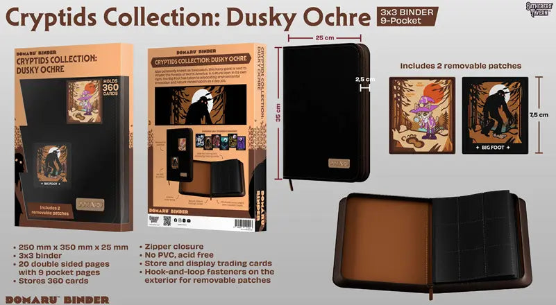Gatherers' Tavern 9 PKT Domaru Binder Cryptide Collection - Dusty Ochre | Mega City Incorporated
