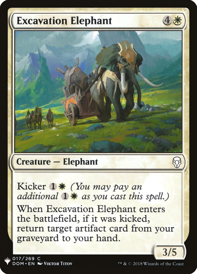 Excavation Elephant [Mystery Booster] | Mega City Incorporated