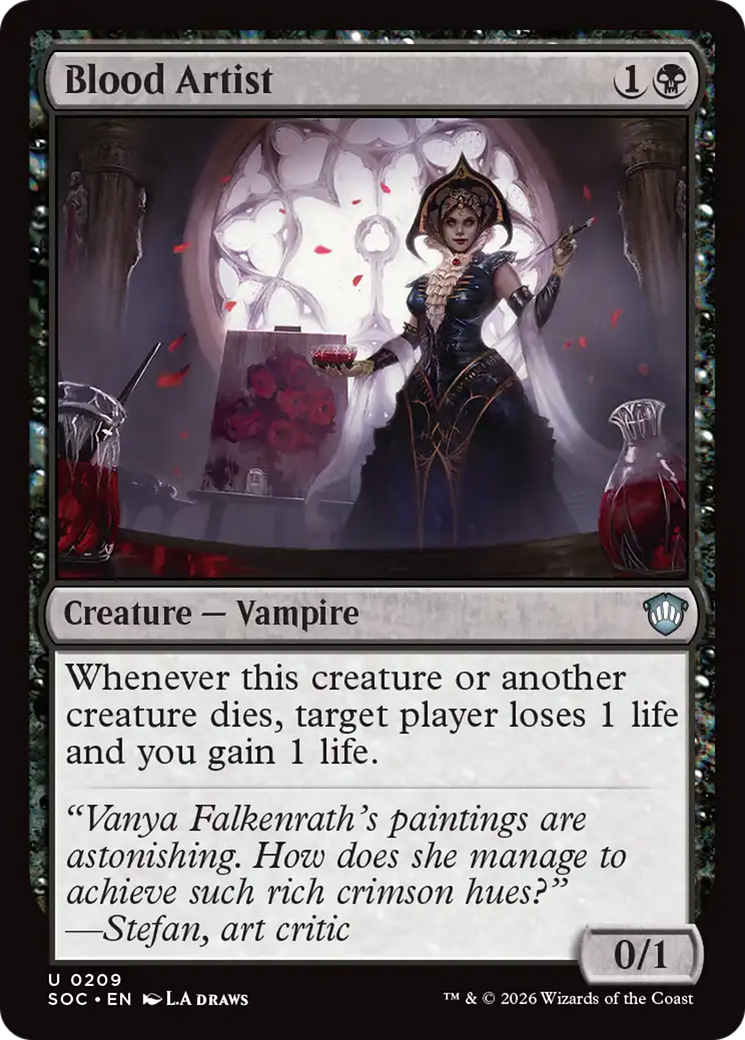 Blood Artist [Secrets of Strixhaven Commander] | Mega City Incorporated