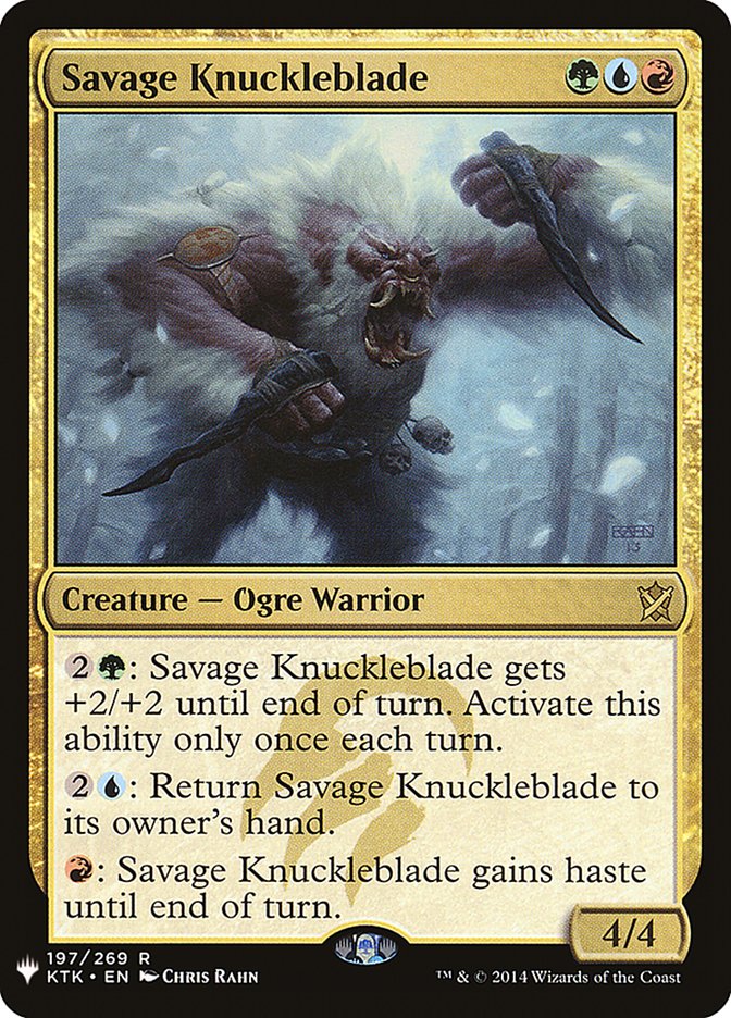 Savage Knuckleblade [Mystery Booster] | Mega City Incorporated