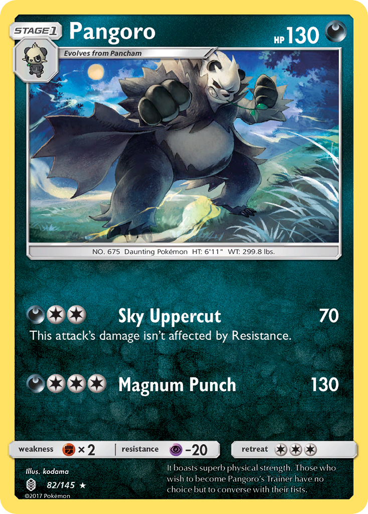 Pangoro (82/145) [Sun & Moon: Guardians Rising] | Mega City Incorporated