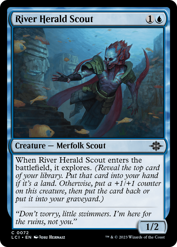 River Herald Scout [The Lost Caverns of Ixalan] | Mega City Incorporated