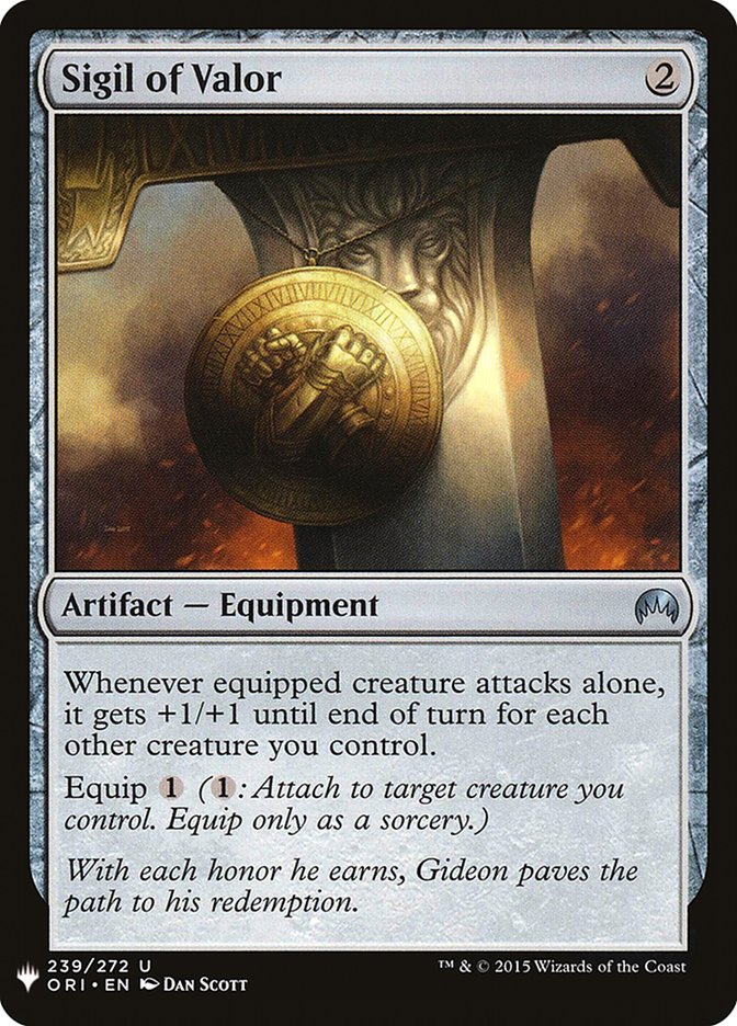 Sigil of Valor [Mystery Booster] | Mega City Incorporated