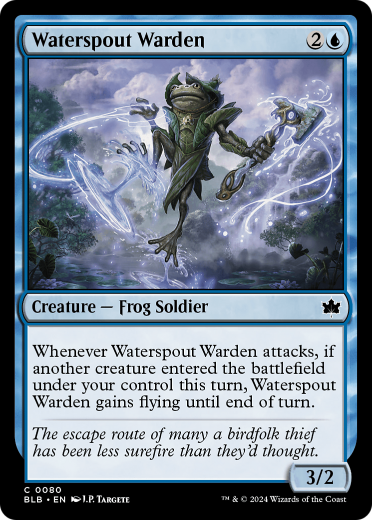 Waterspout Warden [Bloomburrow] | Mega City Incorporated