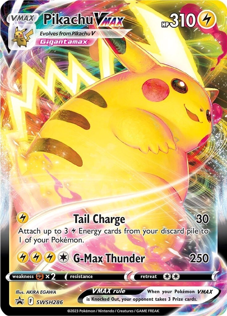 Pikachu VMAX (SWSH286) (Jumbo Card) [Sword & Shield: Black Star Promos] | Mega City Incorporated