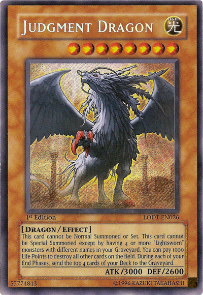 Judgment Dragon [LODT-EN026] Secret Rare | Mega City Incorporated