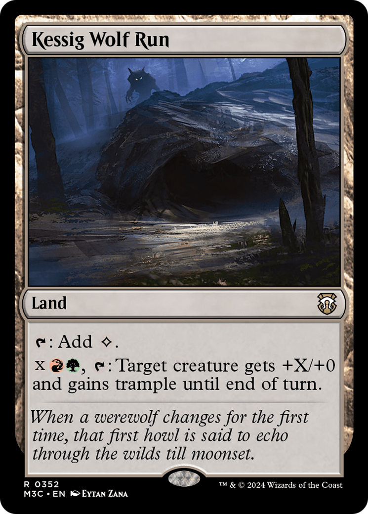 Kessig Wolf Run (Ripple Foil) [Modern Horizons 3 Commander] | Mega City Incorporated