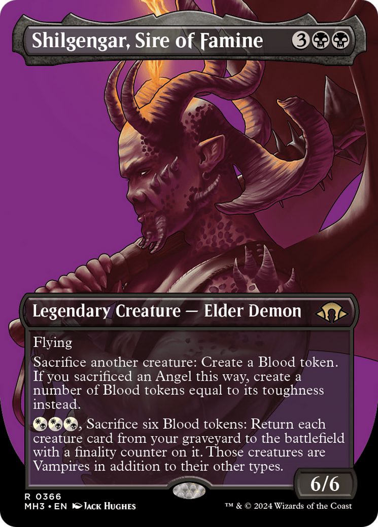 Shilgengar, Sire of Famine (Borderless) [Modern Horizons 3] | Mega City Incorporated