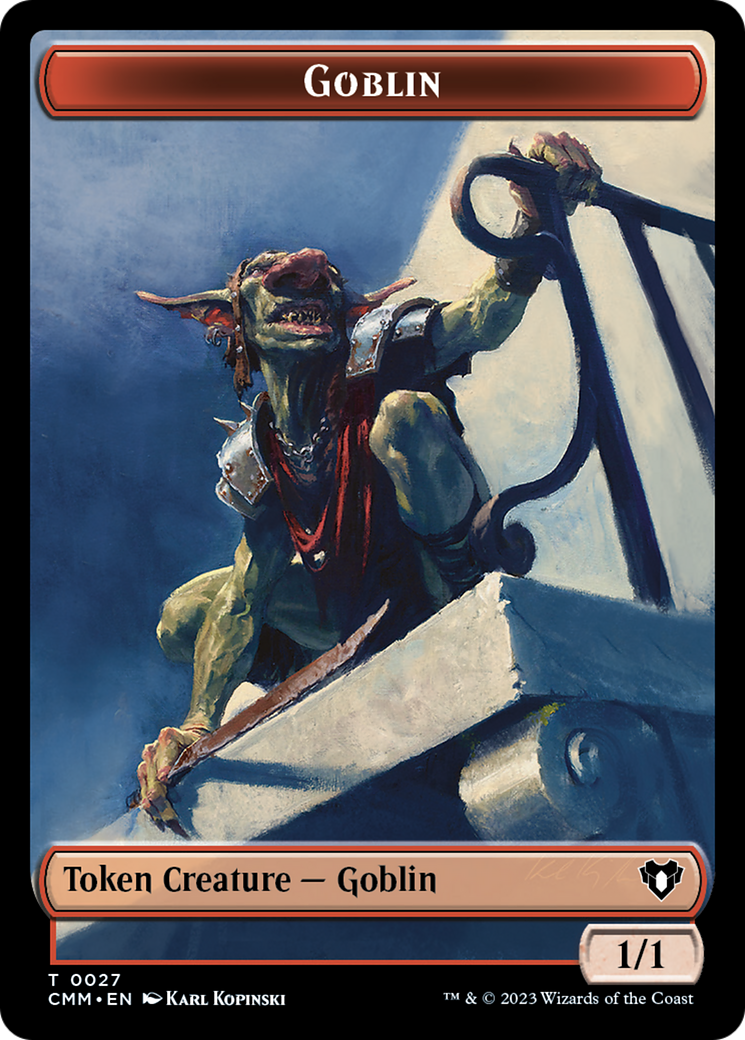 Goblin Token [Commander Masters Tokens] | Mega City Incorporated