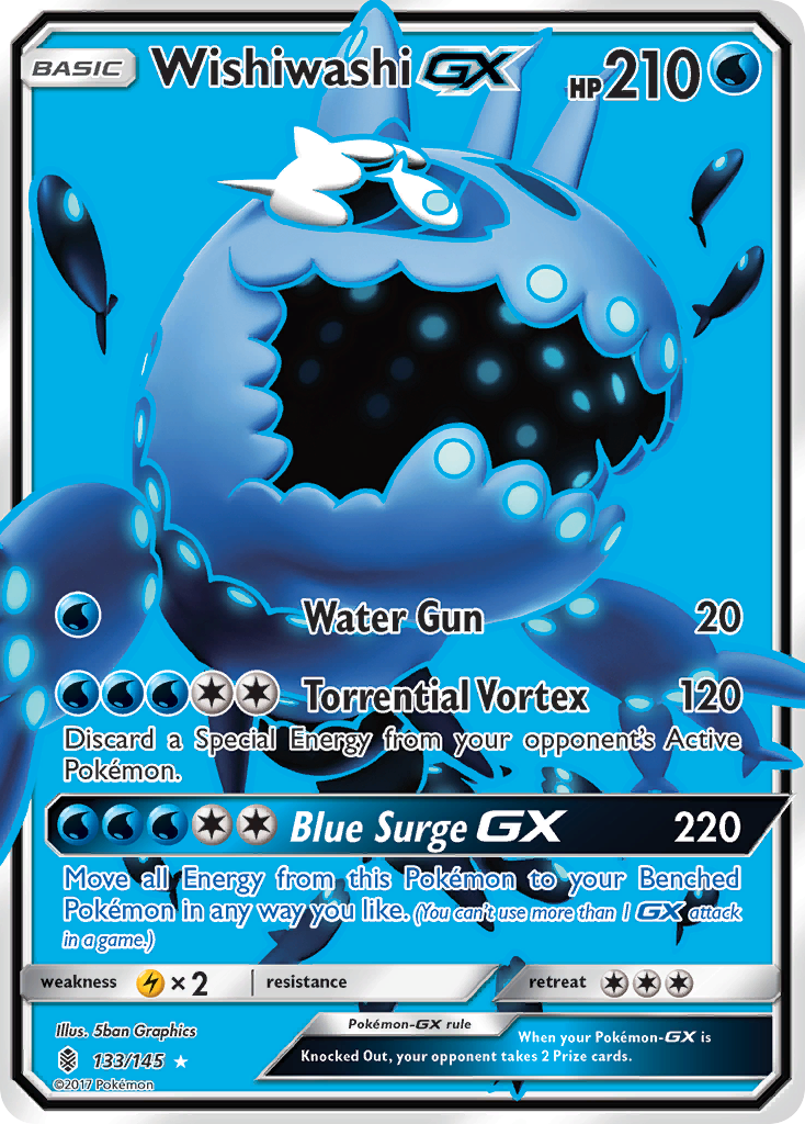 Wishiwashi GX (133/145) [Sun & Moon: Guardians Rising] | Mega City Incorporated