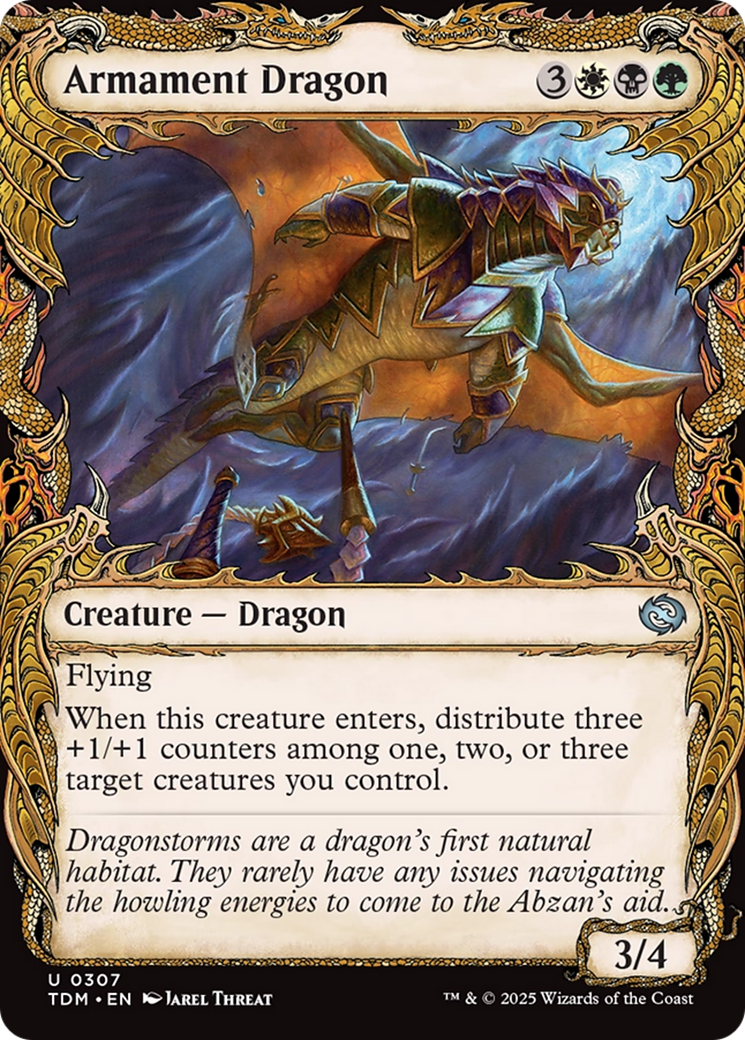 Armament Dragon (Showcase) [Tarkir: Dragonstorm] | Mega City Incorporated