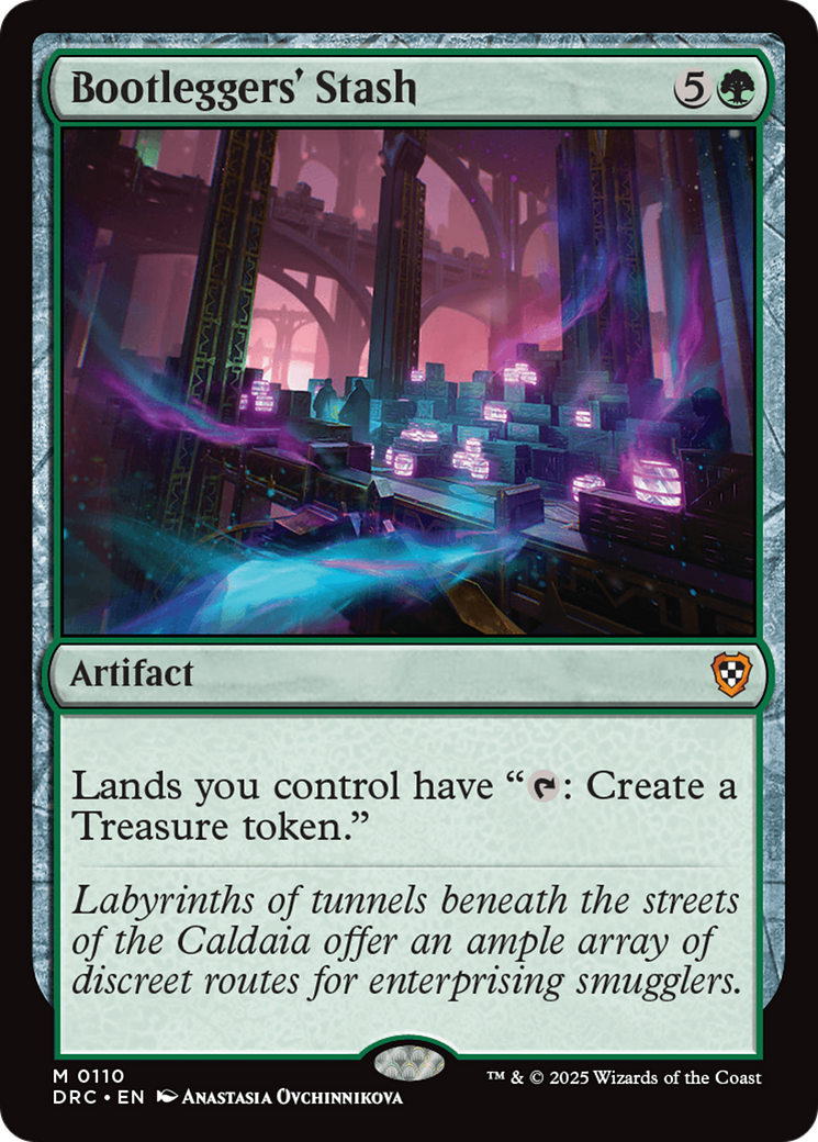 Bootleggers' Stash [Aetherdrift Commander] | Mega City Incorporated