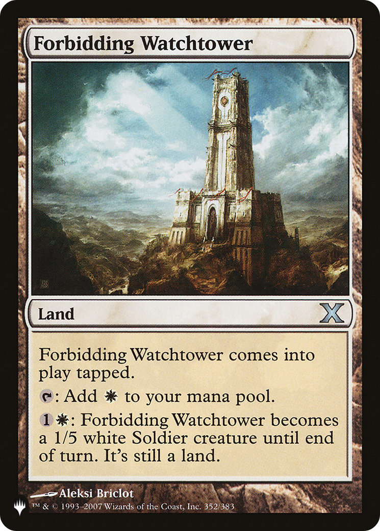 Forbidding Watchtower [The List] | Mega City Incorporated