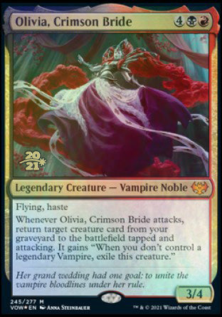 Olivia, Crimson Bride [Innistrad: Crimson Vow Prerelease Promos] | Mega City Incorporated