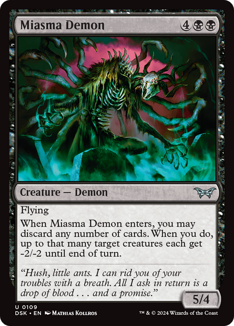 Miasma Demon [Duskmourn: House of Horror] | Mega City Incorporated