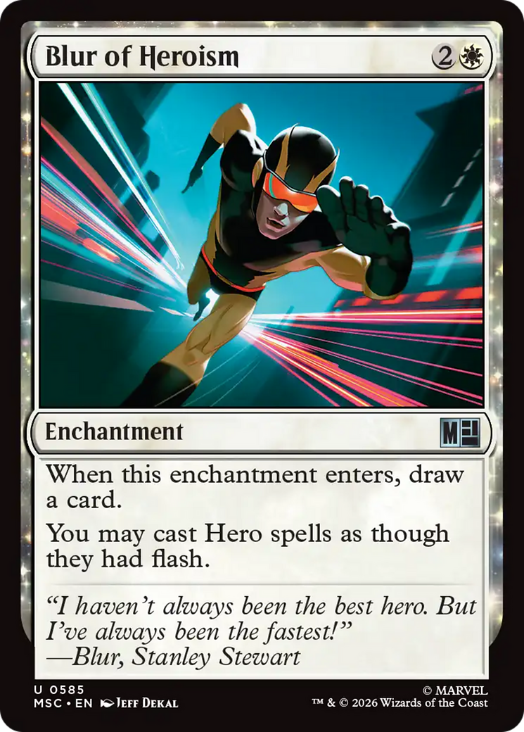 Blur of Heroism [Marvel Super Heroes Commander] | Mega City Incorporated