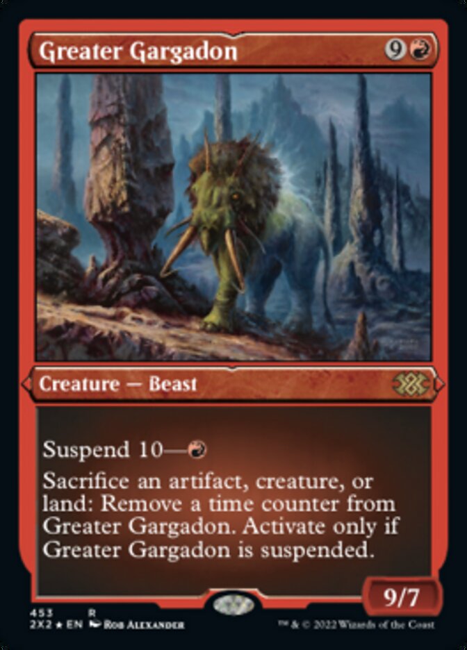 Greater Gargadon (Foil Etched) [Double Masters 2022] | Mega City Incorporated