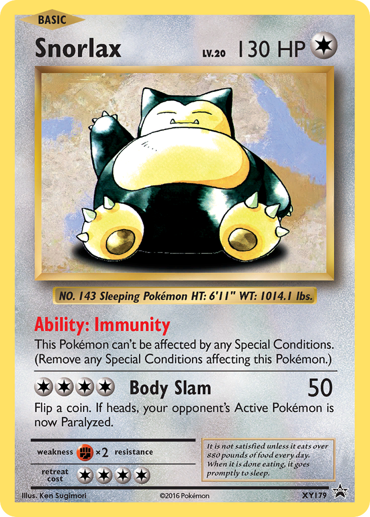 Snorlax (XY179) [XY: Black Star Promos] | Mega City Incorporated