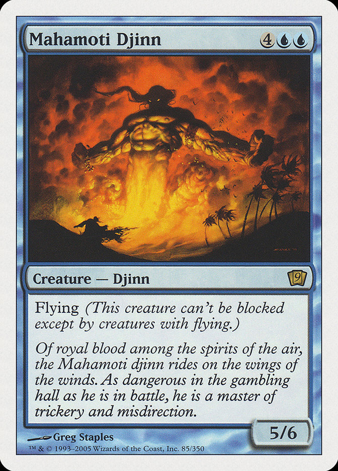 Mahamoti Djinn (9th Edition) [Oversize Cards] | Mega City Incorporated