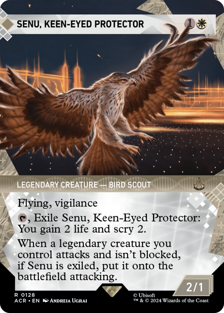 Senu, Keen-Eyed Protector (Showcase) [Assassin's Creed] | Mega City Incorporated