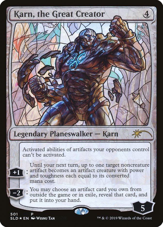 Karn, the Great Creator (Stained Glass) [Secret Lair Drop Promos] | Mega City Incorporated