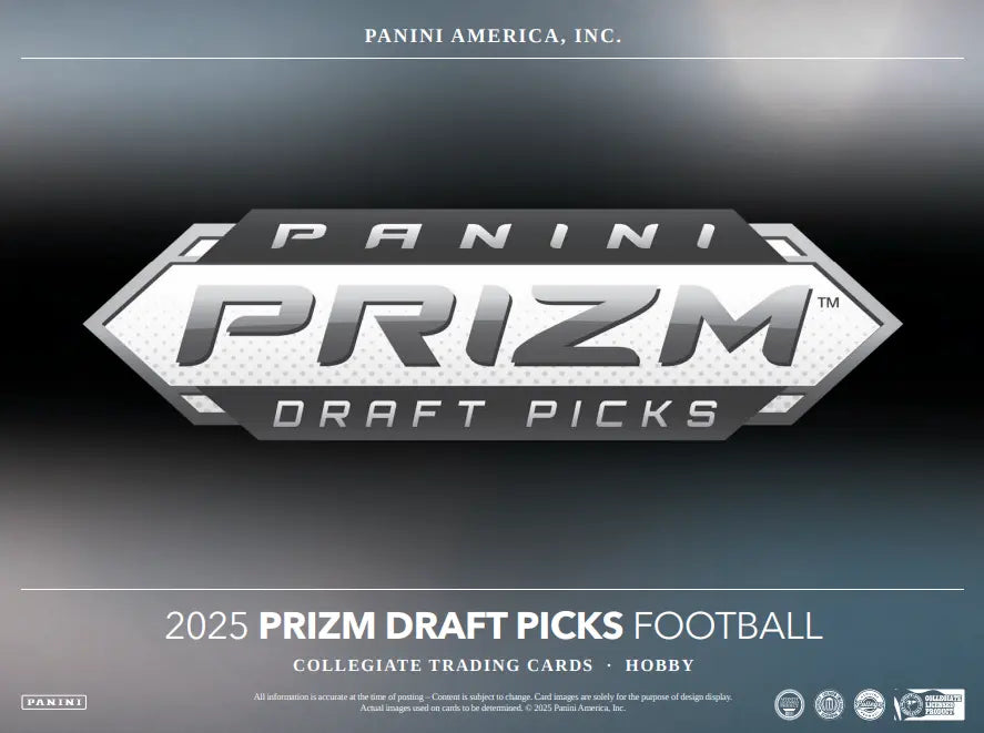 25 Panini Prizm Draft Picks Collegiate Football | Mega City Incorporated