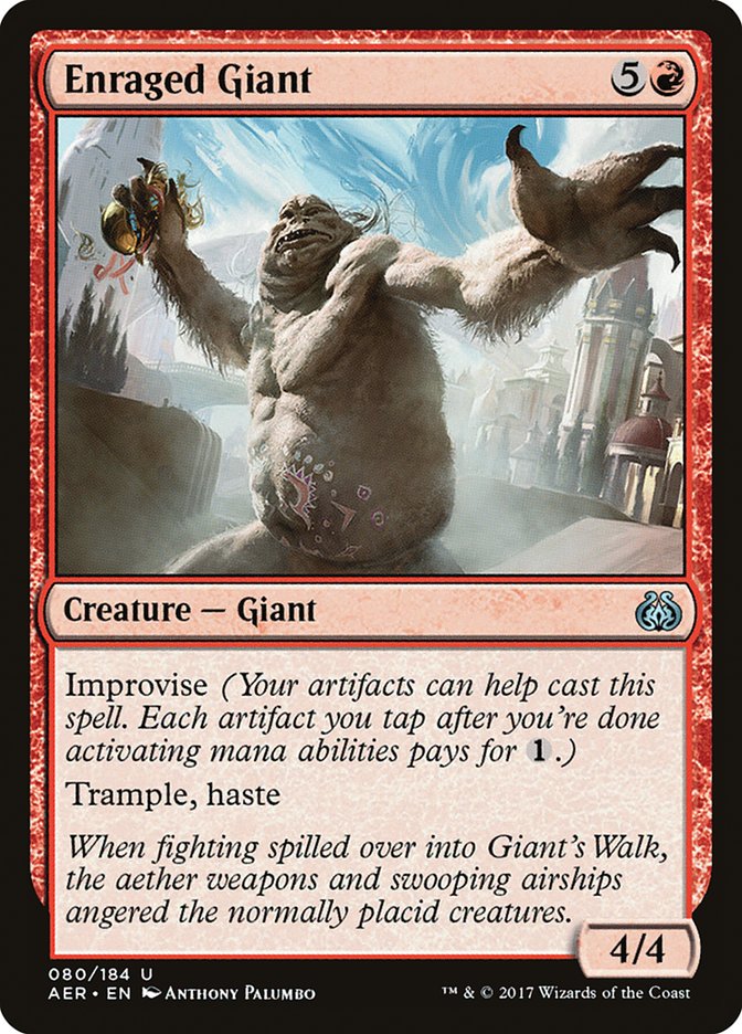 Enraged Giant [Aether Revolt] | Mega City Incorporated