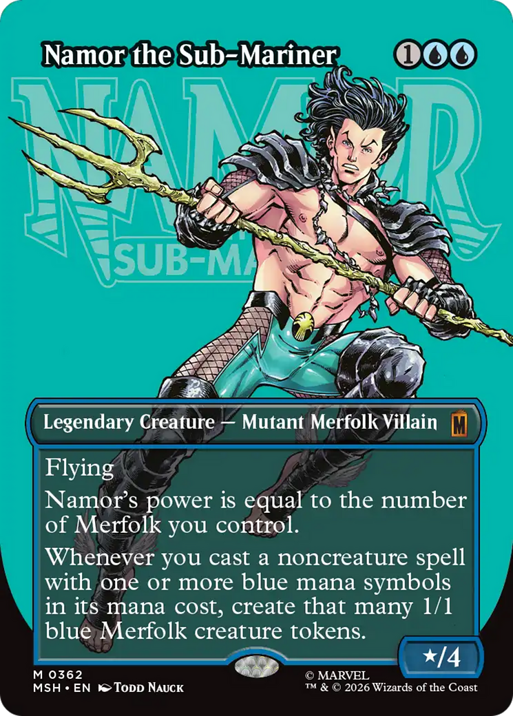 Namor the Sub-Mariner (Borderless) [Marvel Super Heroes] | Mega City Incorporated