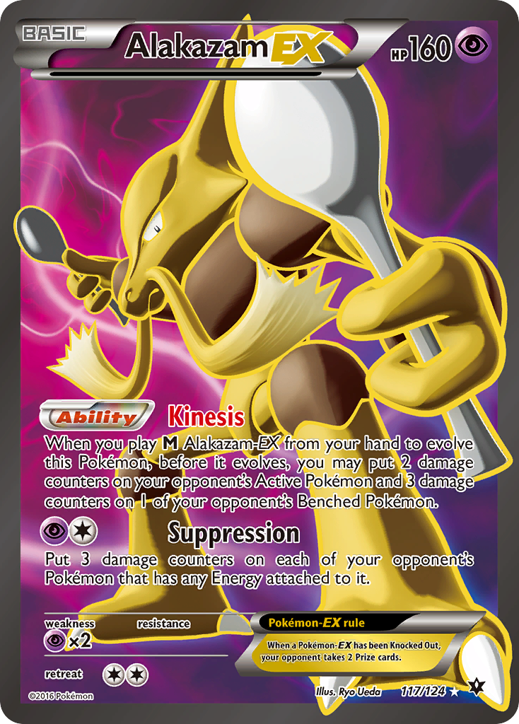 Alakazam EX (117/124) [XY: Fates Collide] | Mega City Incorporated