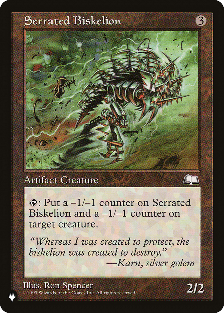 Serrated Biskelion [The List] | Mega City Incorporated