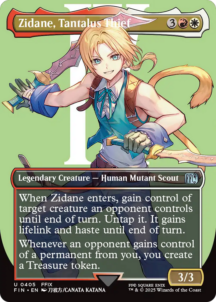 Zidane, Tantalus Thief (Borderless) [FINAL FANTASY] | Mega City Incorporated