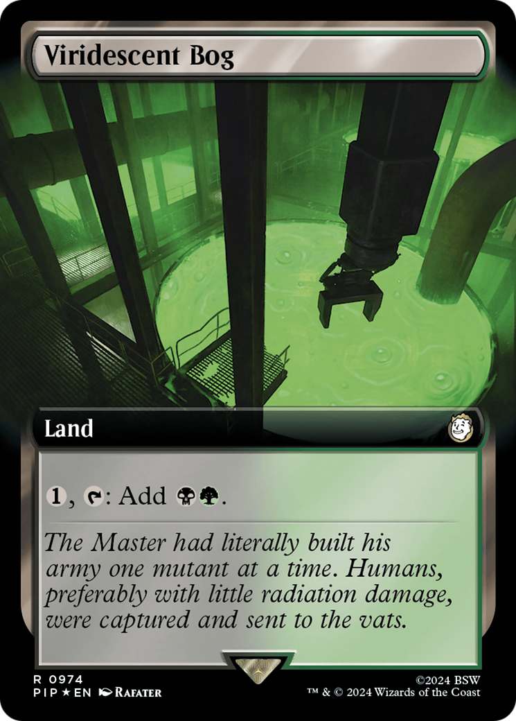 Viridescent Bog (Extended Art) (Surge Foil) [Fallout] | Mega City Incorporated